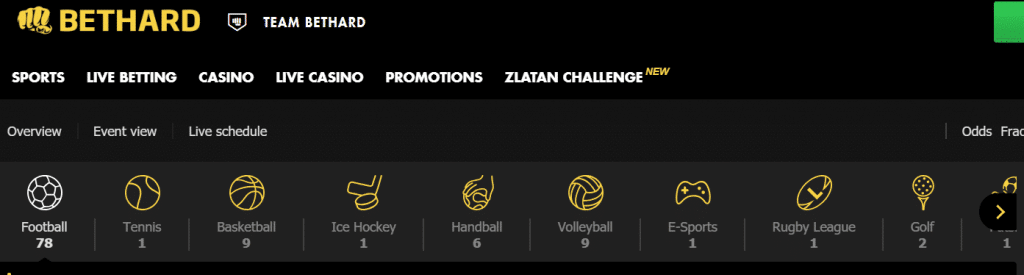 Bethard Sportsbook Review
