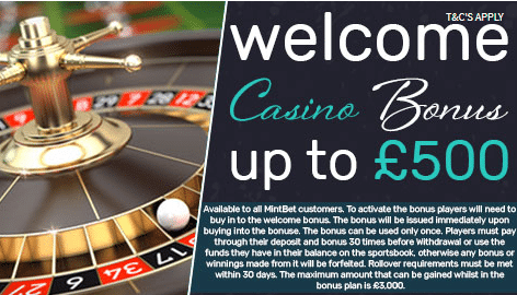 mintbet casino bonus
