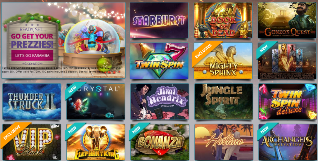 Karamba Top Games and Offers