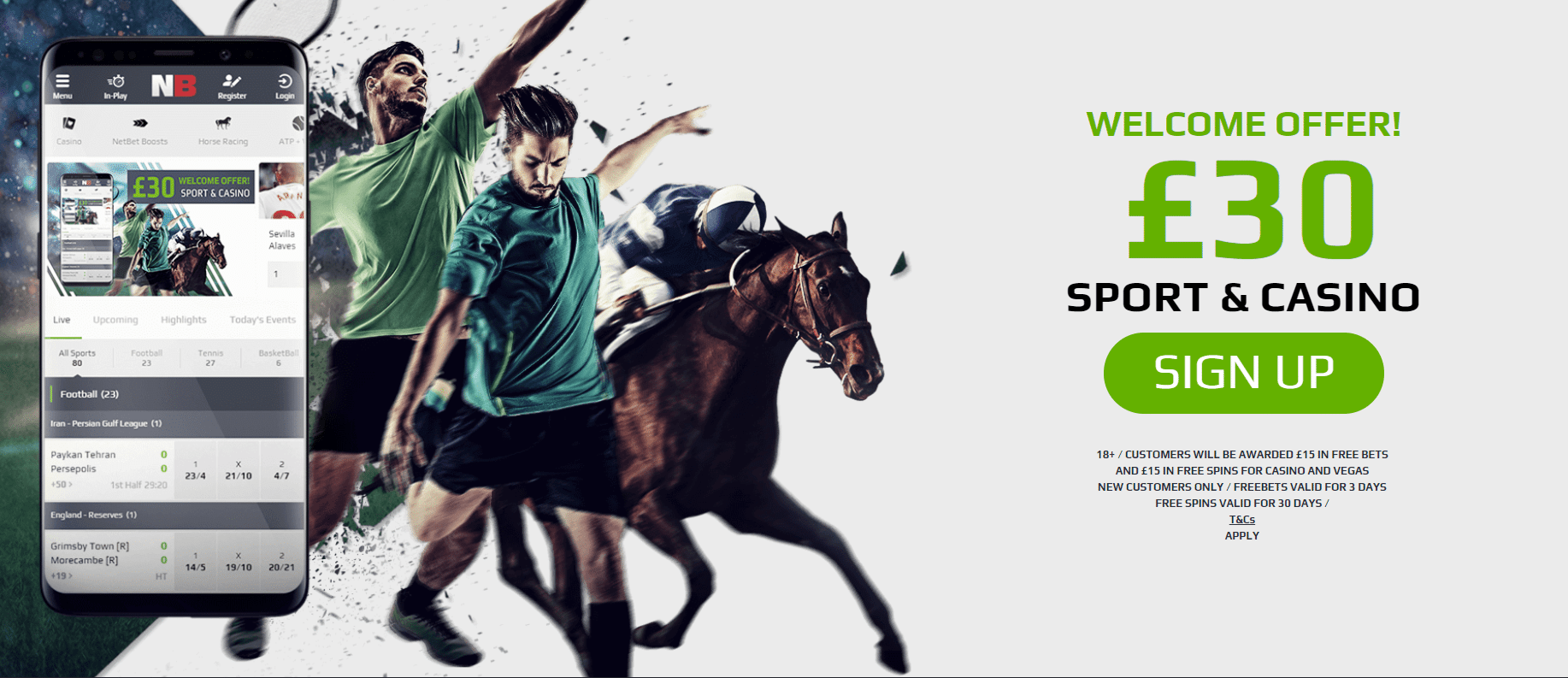 Netbet New Customer Bonus
