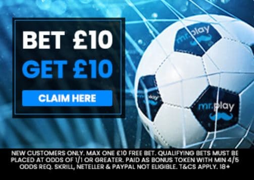 Mr.Play Bonus Code Free Bet