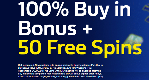 William Hill Casino Welcome Offer