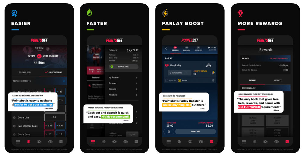 Pointsbet Australia Top Features - Mobile App
