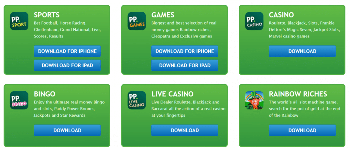 paddy power casino android app