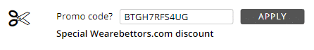 Betegy promo code