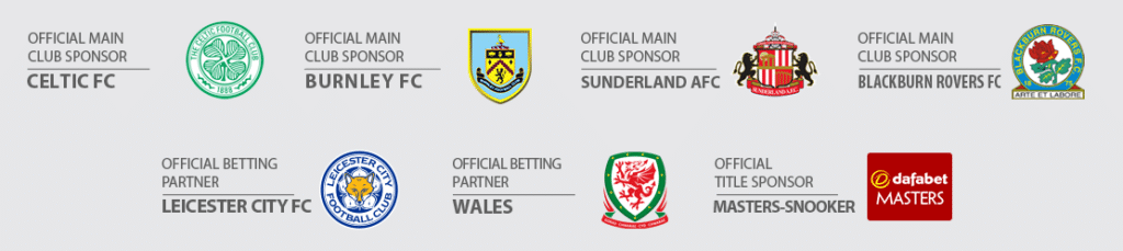 Dafabet list of sponsorships