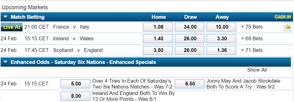 Coupon for Rugby