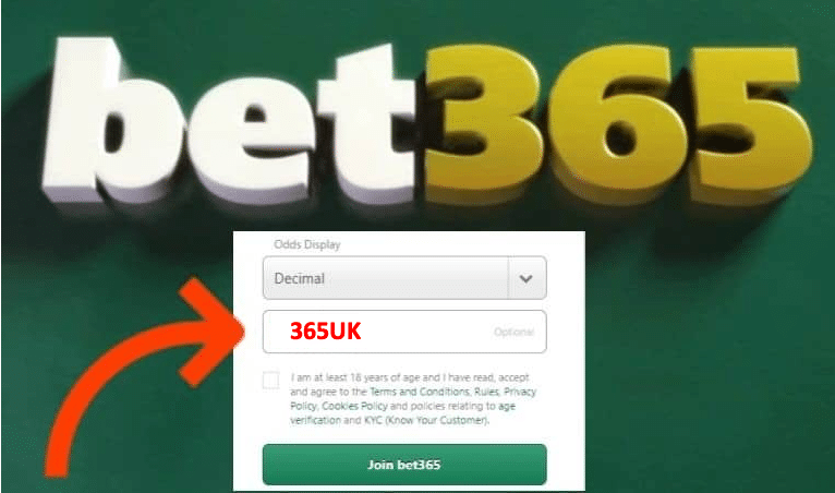 Bet365 Bonus Code - 365UK