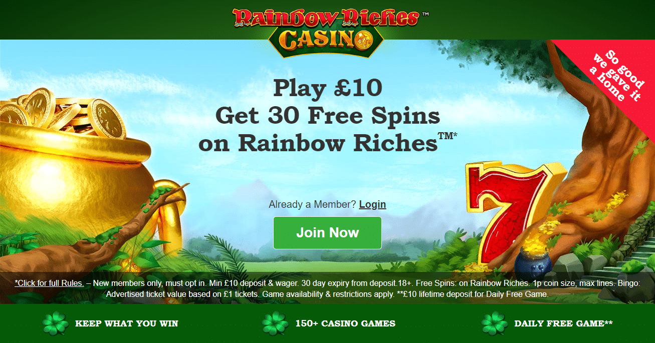 Is rainbow riches casino legit