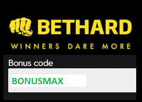 Enter the Bethard bonus code BONUSMAX when registering on the website.