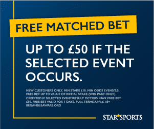 Star Sports bet promo code